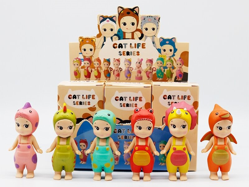 Cat Life Series Mini Figures 6pcs