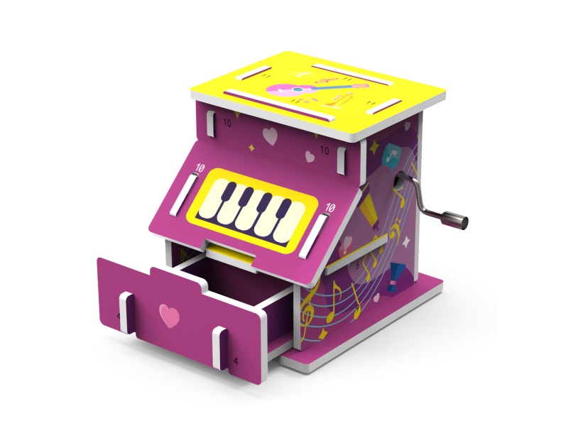 Music Box Physics Experiment Toys