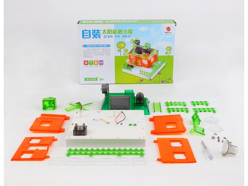 Self-Installed Solar Concept House