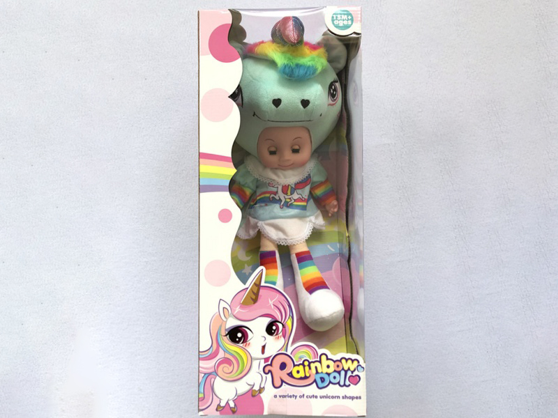 20-Inch Music Green Unicorn (Windowed Color Box)