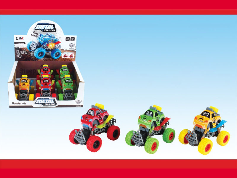 Dual-Inertia Alloy Off-Road Vehicle (With Lights And Sound) (6Pcs)