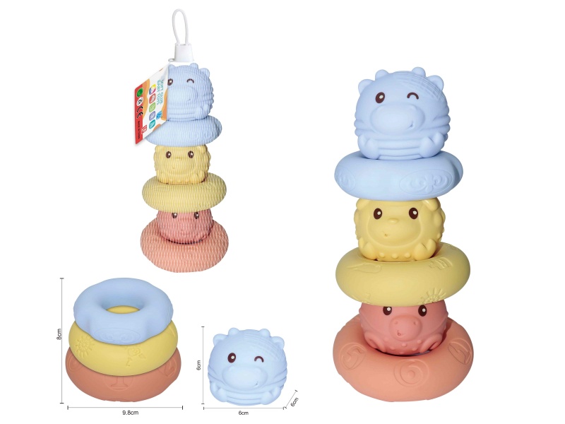 Soft Plastic Jenga Ball 6pcs