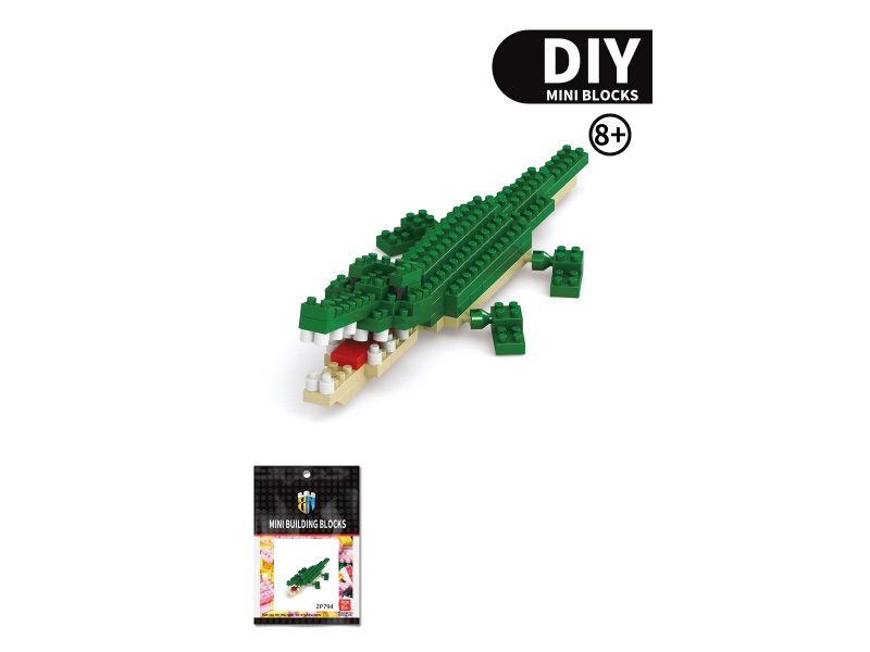 Crocodile Building Blocks Animal Series 109 PCS