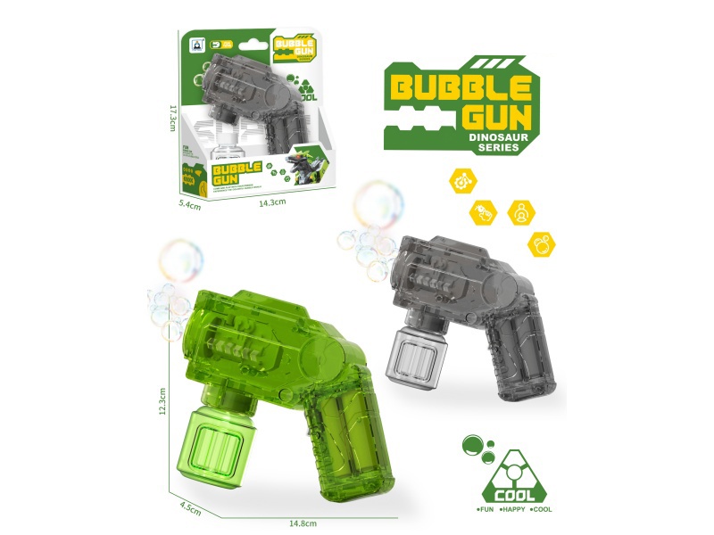 Electric Light Mecha Transparent Bubble Gun