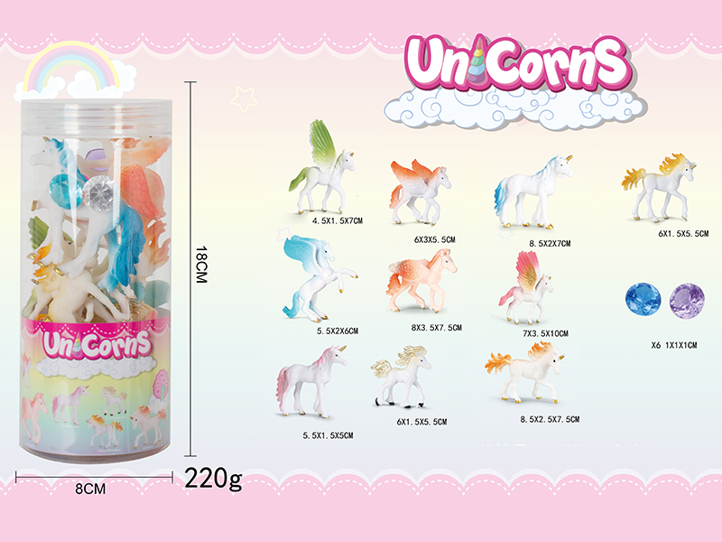 Unicorn Set 16pcs
