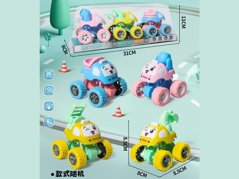 Cartoon Inertia 3-Piece Set