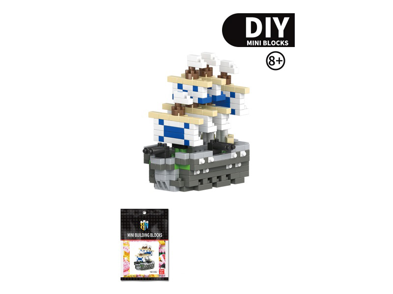 Pirate Ship Series Naval Warship Building Blocks 322 PCS