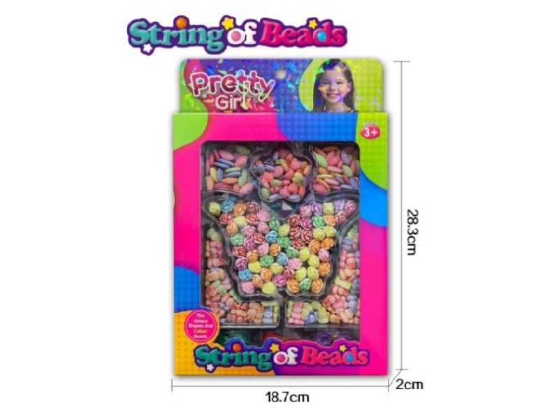 Butterfly Color Acrylic Beads Set