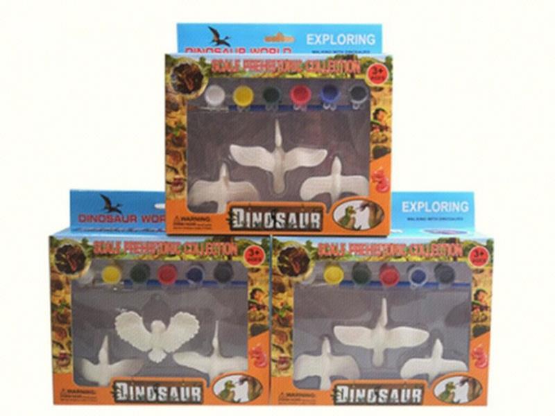 DIY Coloured Drawing Dinosaur Toys