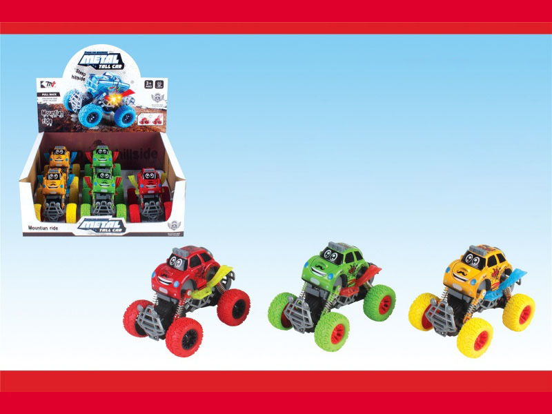 Dual-Inertia Alloy Off-Road Vehicle (With Lights And Sound) (6Pcs)