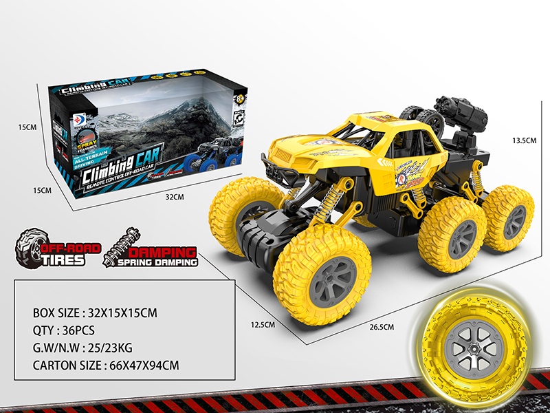 4CH Remote Control 6-Wheel Off-Road Vehicle