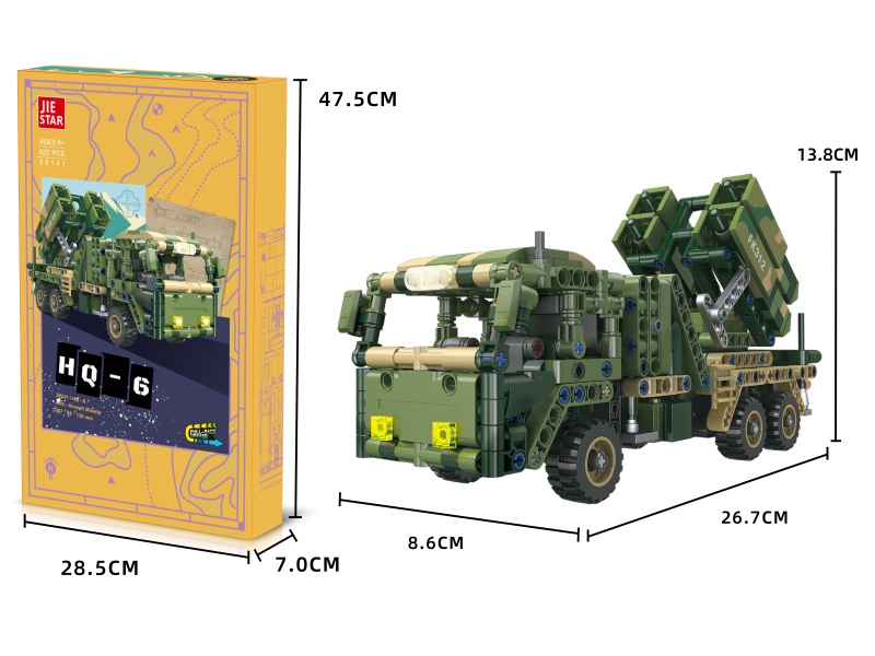 Building Blocks: Hongqi 6A Missile Vehicle; Resilience Function: 622 PCS