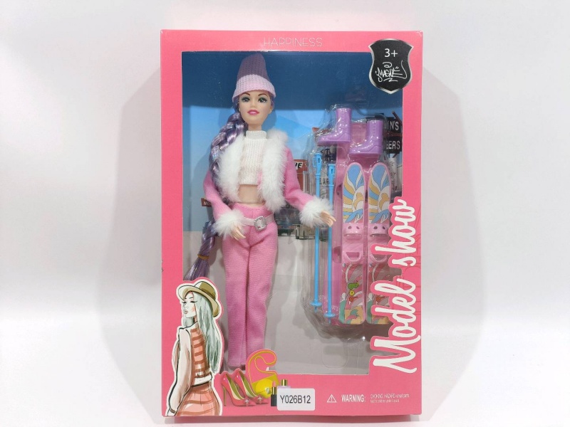 11 "Solid Body 9 Joints Doll