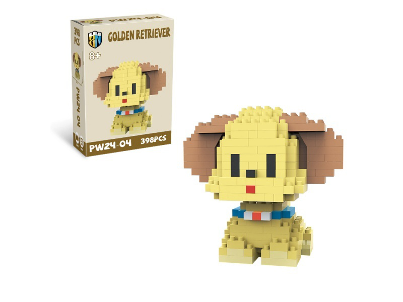 Dog Series - Golden Retriever Building Blocks 398 PCS