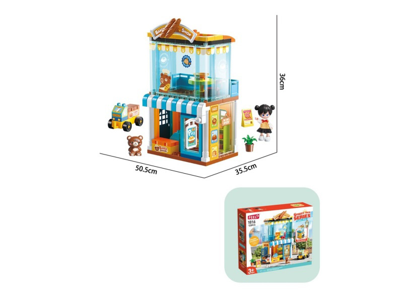 Building Blocks: 122 Pieces Bakery