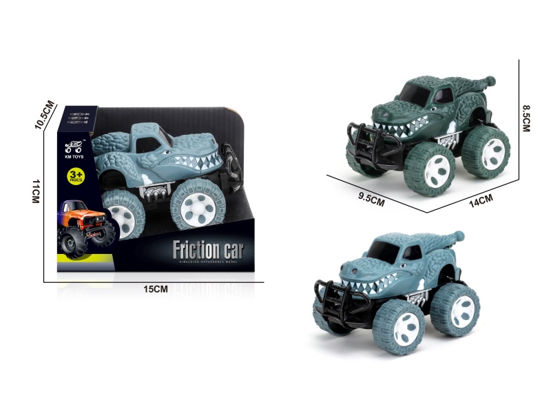 1:43 Mini Off-Road Crocodile Graffiti Car
