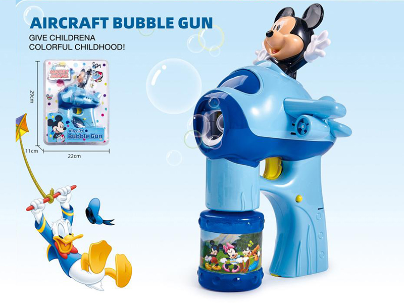 Mickey Mouse Aircraft Electric Bubble Gun