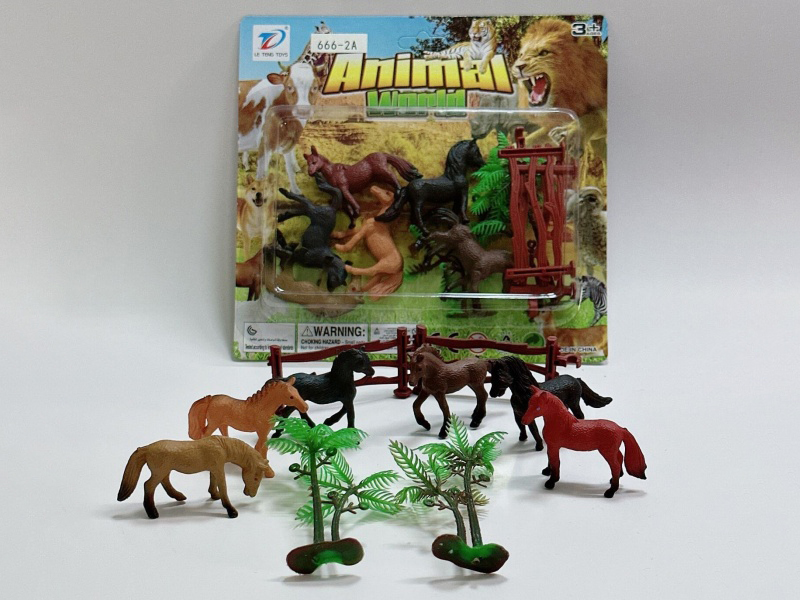 Pvc Simulated Farm Animal 8Pcs