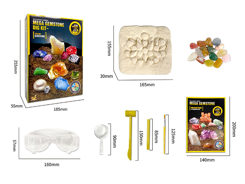 Mega Gemstone Archaeological Dig Set