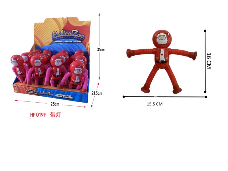 Red Santa (With Lights) (24Pcs)