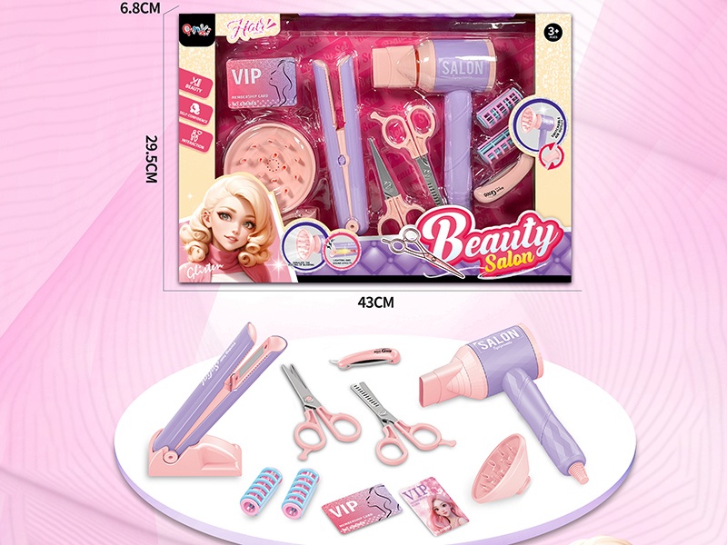 Beauty Salon Hair Dryer & Hair Straightener Set(12PCS)
