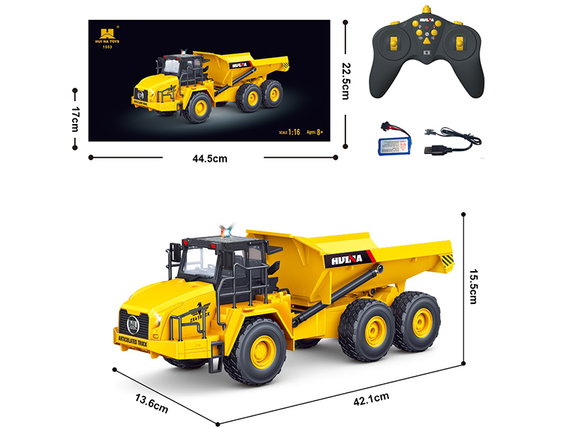 1:16 11Ch R/C Dump Truck