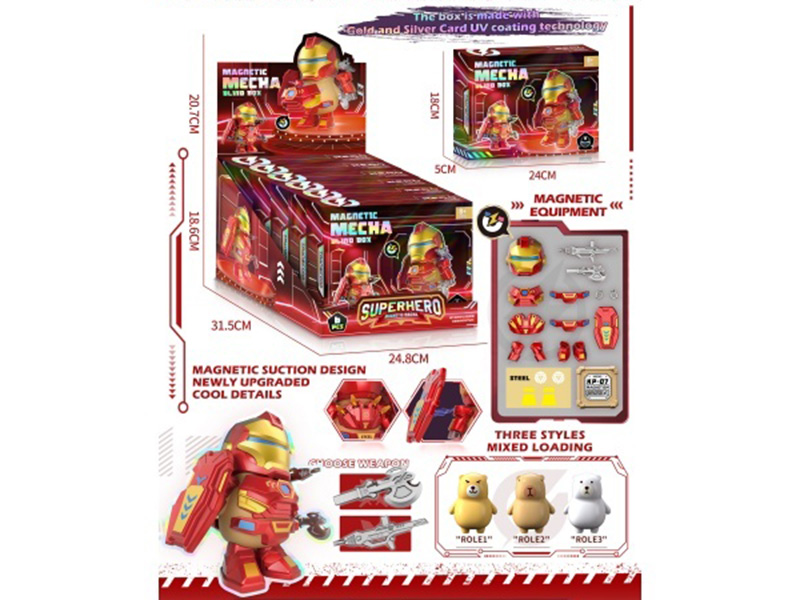Steel Magnetic Attraction Mecha
