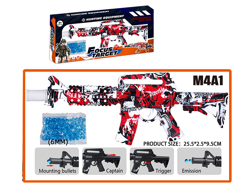 Graffiti M416 Water Bullet Gun Model With A Pack Of 6MM Crystal Bullets