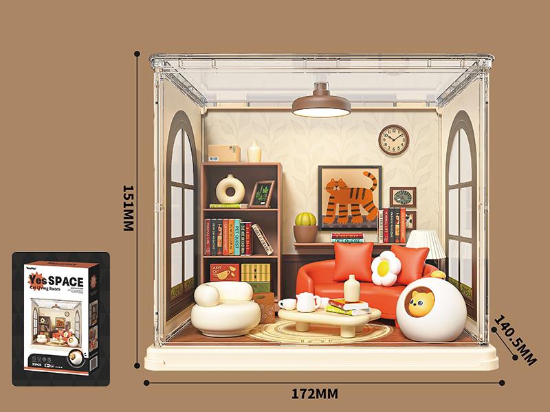 DIY Cat Living Room 91pcs