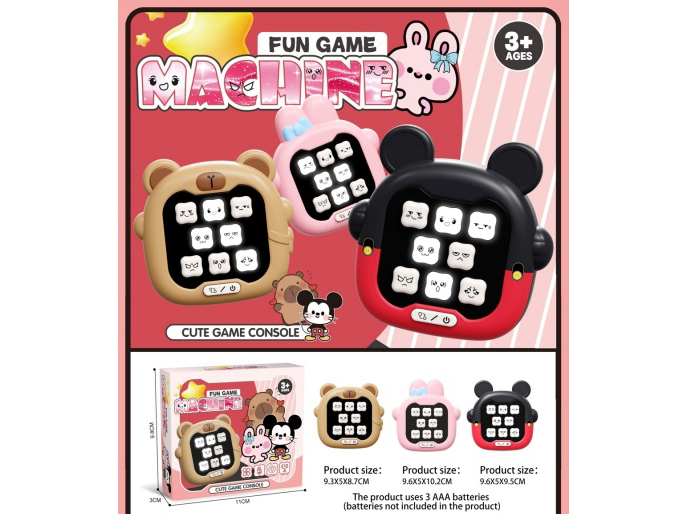 Click And Play Whack-A-Mole Game Machine (Kapipala Meiletimi Mouse)
