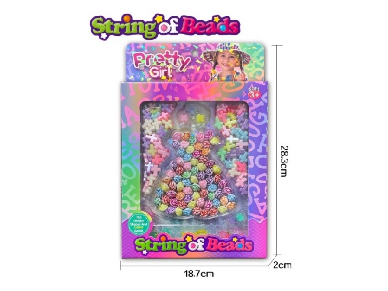 Dress Acrylic Beads, Fairy Light Beads Set