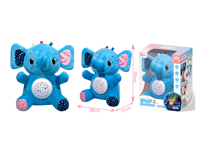 Soothe Plush Toys With Lights And Music - Elephant