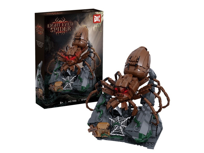 875 Pieces + Eight-Eyed Spider Building Block Puzzle Assembly Toys