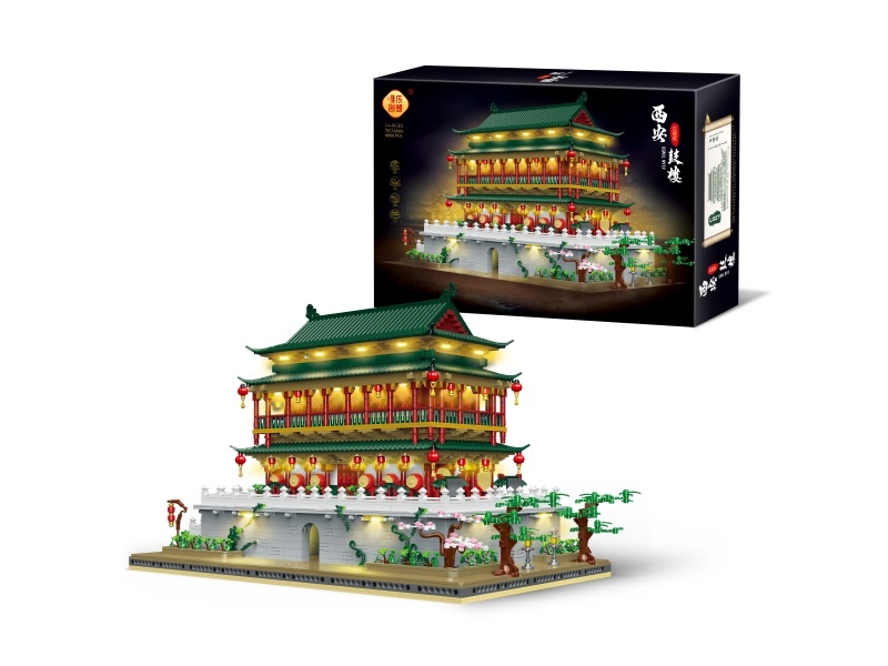 Xi'an Bell Tower Building Blocks 6006PCS