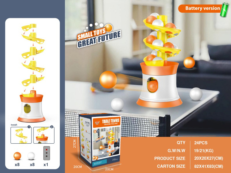 4*Aa Batteries For Direct Serve From The Remote-Controlled Table Tennis Tee Are To Be Prepared By Yourself