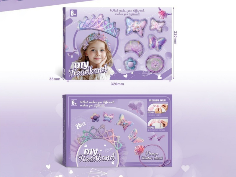 Boxed Beaded Diy Hair Band