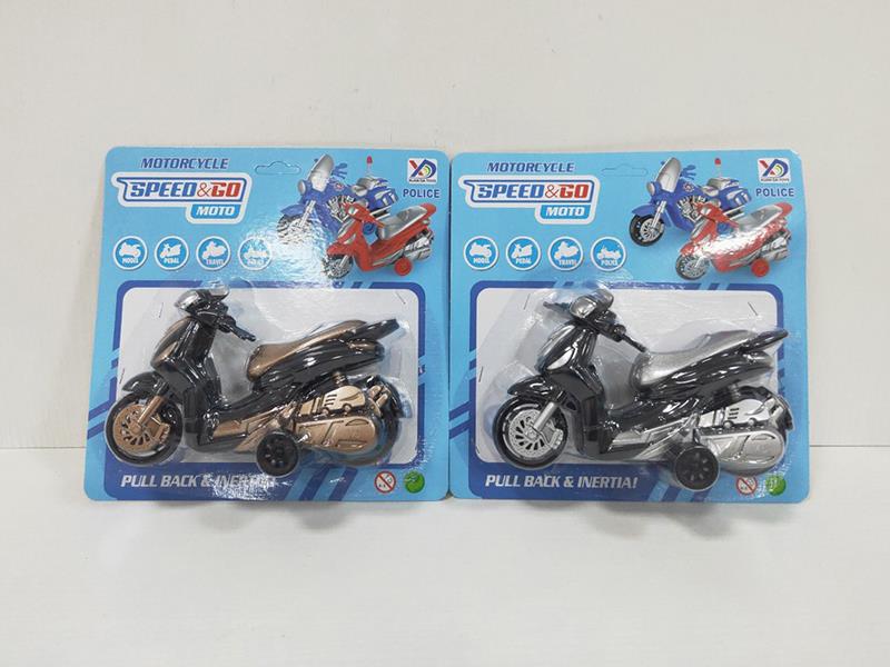 Pull Back Motorcycle Toy