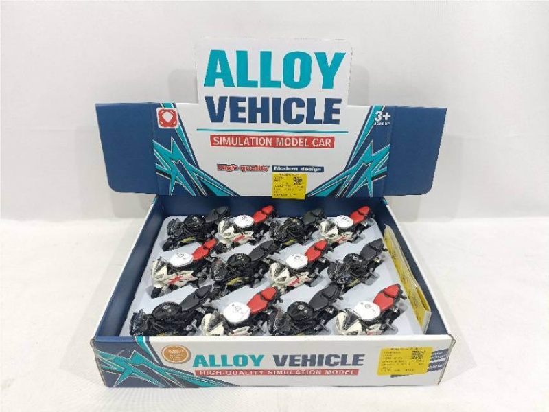 Inertial Alloy Motorcycle (12Pcs)