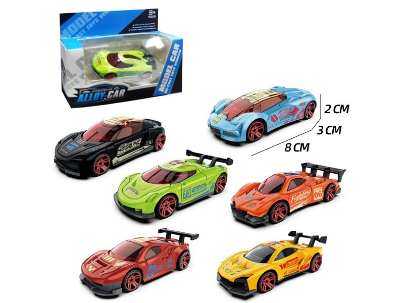 1:64 Supercar Model B Sliding Alloy Car