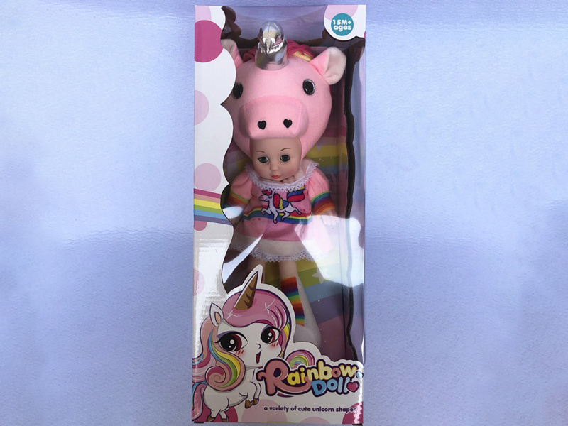 16-Inch Music Crystal Unicorn (Windowed Color Box)