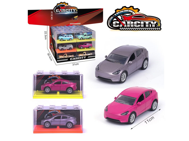 1:36 Huili Alloy Car Electric Vehicle Tesla