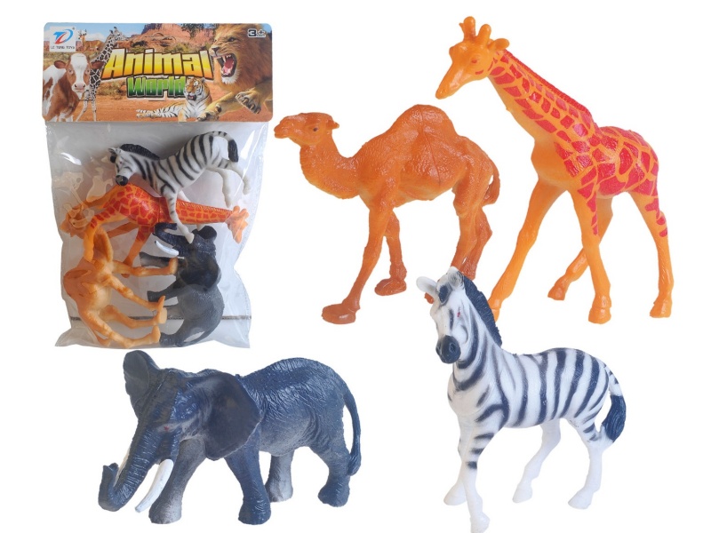 Pvc Simulation Animal 4Pcs