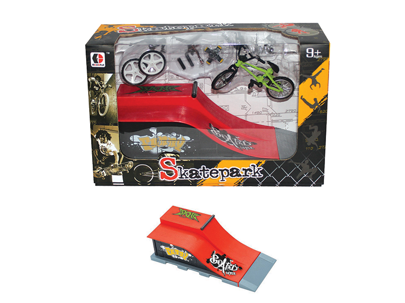 Bicycle Finger Skateboard Skate Park Set