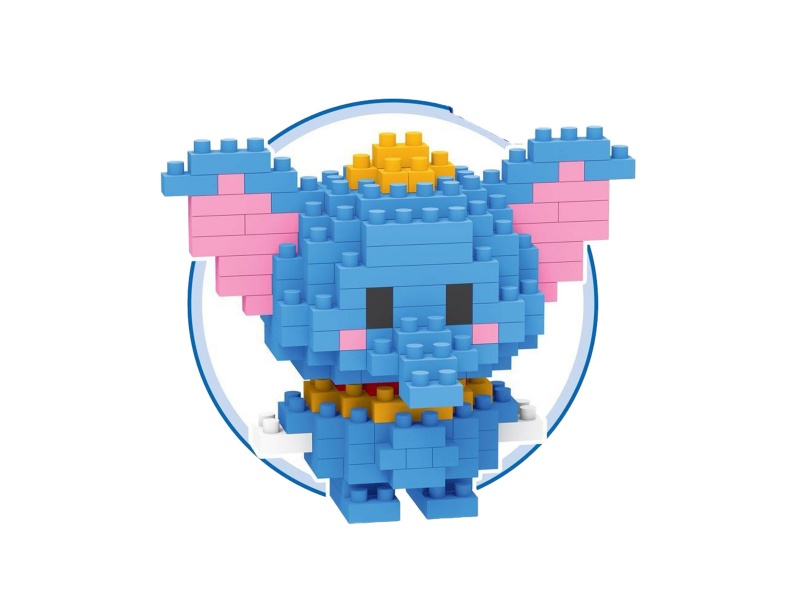 Dumbo Micro Particle Building Blocks Figure