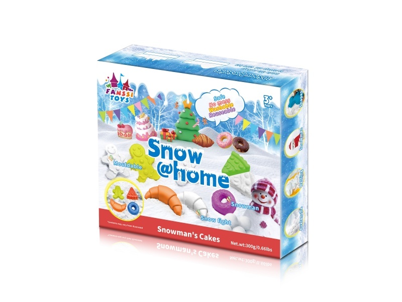 300-gram snowman cake