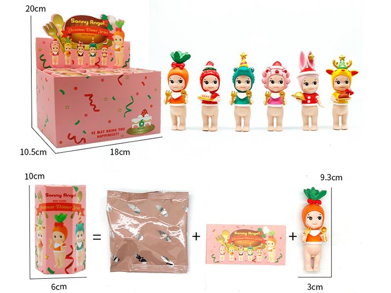 Sonny Angel Christmas Series Decorative Mini Figures 6pcs