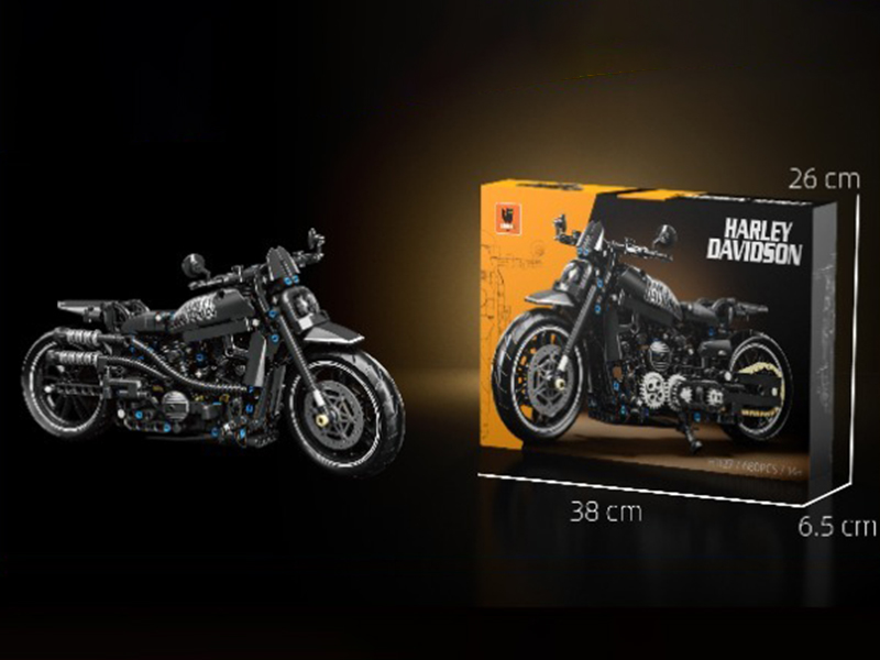 1:8 Harley Motorcycle Building Blocks 680pcs