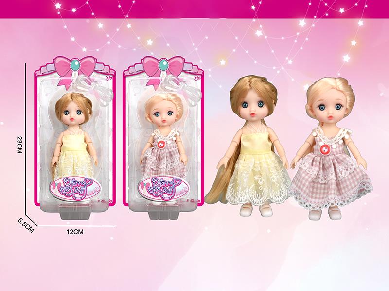 6 Inch 12-Joints Fashion Doll