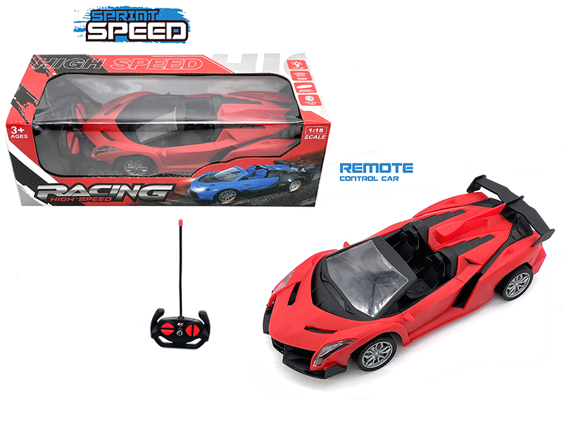 1:18 4-Channel Remote Control Lamborghini Convertible Sports Car(With Head Lights)
