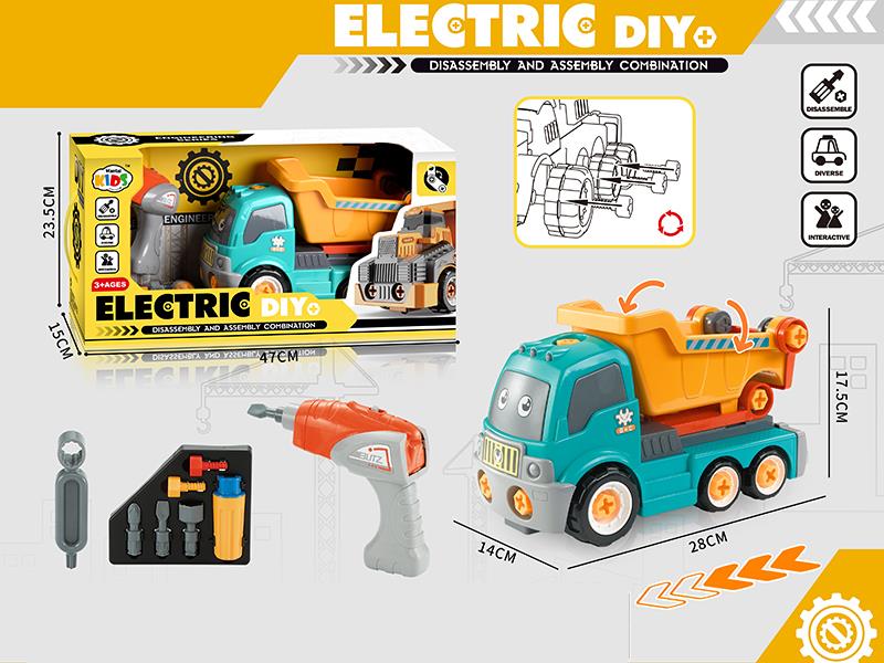B/O Disassembly And Assembly Cartoon Dump Truck